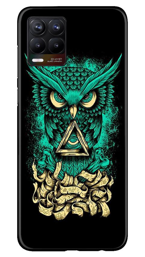 Owl Mobile Back Case for Realme 8 (Design - 358)