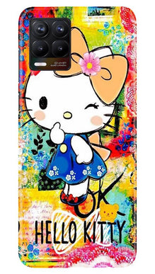 Hello Kitty Mobile Back Case for Realme 8 (Design - 362)
