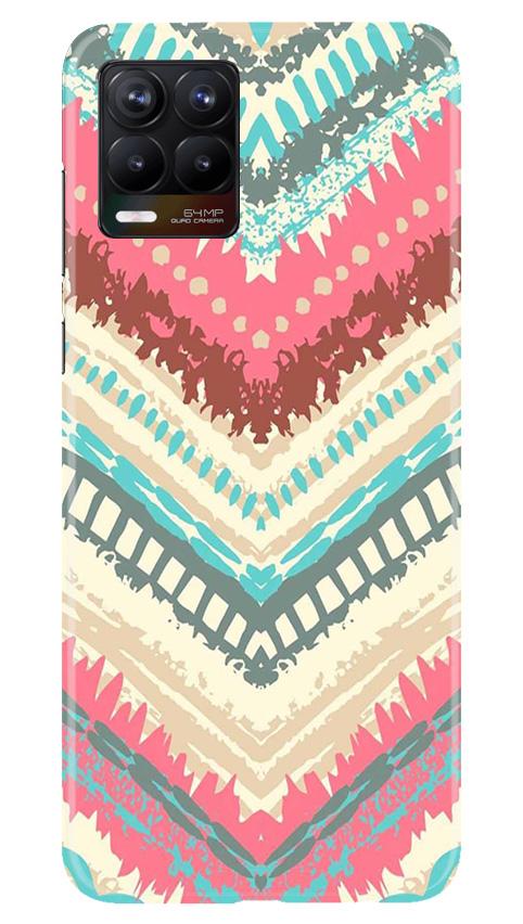 Pattern Mobile Back Case for Realme 8 (Design - 368)