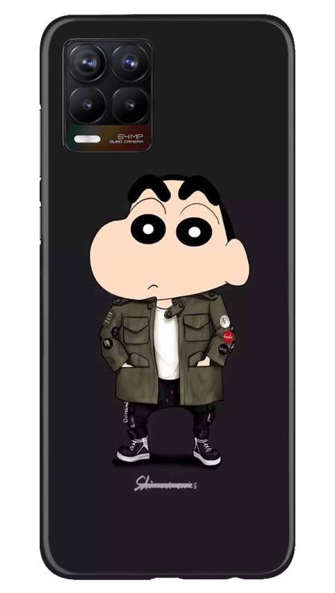 Shin Chan Mobile Back Case for Realme 8 (Design - 391)