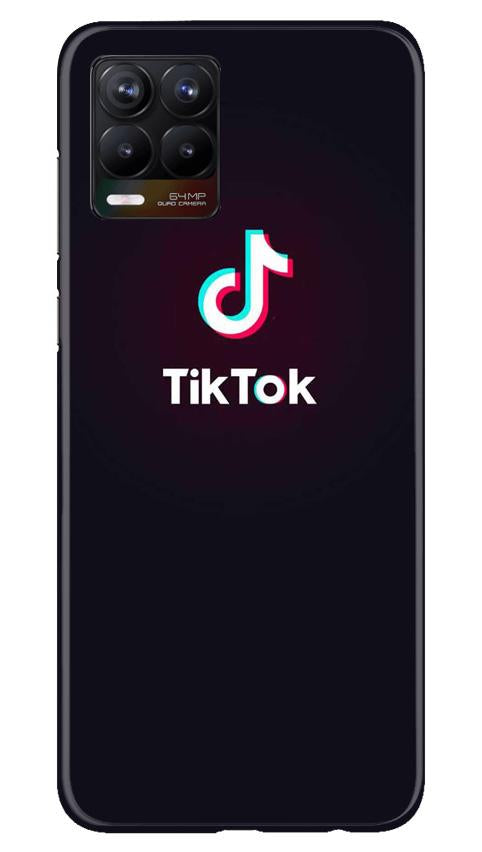 Tiktok Mobile Back Case for Realme 8 (Design - 396)