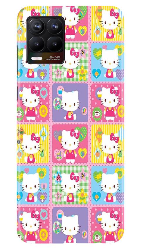 Kitty Mobile Back Case for Realme 8 (Design - 400)