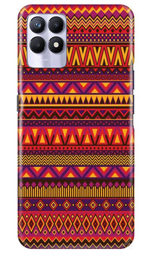 Zigzag line pattern2 Mobile Back Case for Realme 8i (Design - 10)