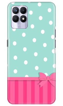 Gift Wrap Mobile Back Case for Realme 8i (Design - 30)