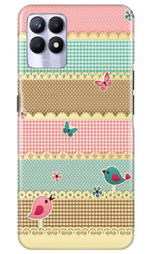 Gift paper Mobile Back Case for Realme 8i (Design - 38)