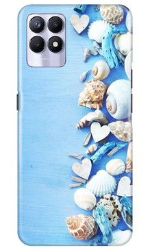 Sea Shells2 Mobile Back Case for Realme 8i (Design - 64)
