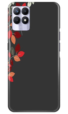 Grey Background Mobile Back Case for Realme 8i (Design - 71)