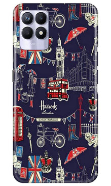 Love London Mobile Back Case for Realme 8i (Design - 75)