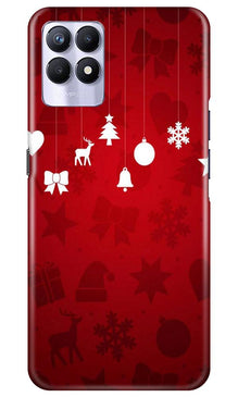 Christmas Mobile Back Case for Realme 8i (Design - 78)