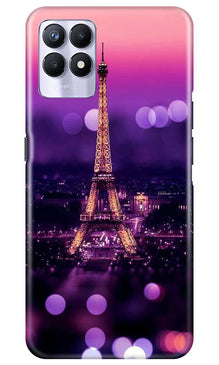 Eiffel Tower Mobile Back Case for Realme 8i (Design - 86)