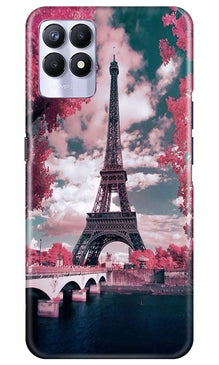 Eiffel Tower Mobile Back Case for Realme 8i  (Design - 101)