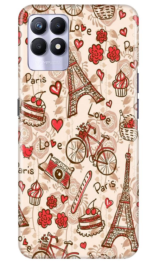 Love Paris Case for Realme 8i  (Design - 103)