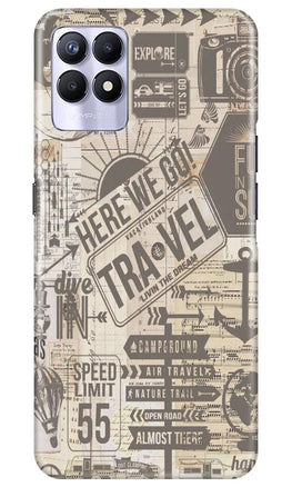 Travel Case for Realme 8i(Design - 104)