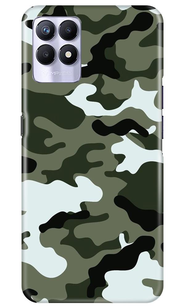 Army Camouflage Case for Realme 8i(Design - 108)
