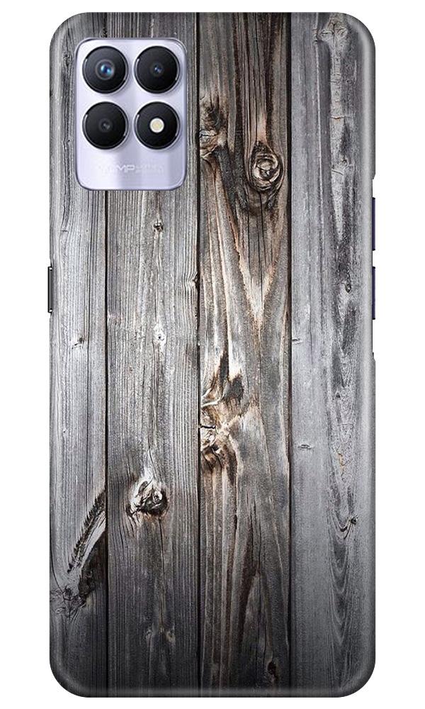 Wooden Look Case for Realme 8i  (Design - 114)