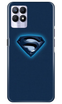 Superman Superhero Mobile Back Case for Realme 8i  (Design - 117)