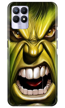 Hulk Superhero Mobile Back Case for Realme 8i  (Design - 121)