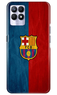 FCB Football Mobile Back Case for Realme 8i  (Design - 123)