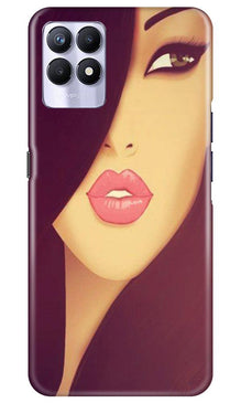 Girlish Mobile Back Case for Realme 8i  (Design - 130)