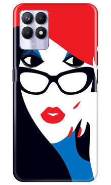 Girlish Mobile Back Case for Realme 8i  (Design - 131)