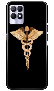 Doctor Logo Mobile Back Case for Realme 8i  (Design - 134)