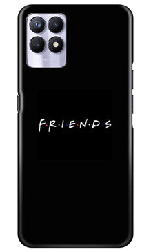 Friends Mobile Back Case for Realme 8i  (Design - 143)