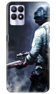 Pubg Mobile Back Case for Realme 8i  (Design - 179)