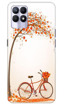 Bicycle Mobile Back Case for Realme 8i (Design - 192)
