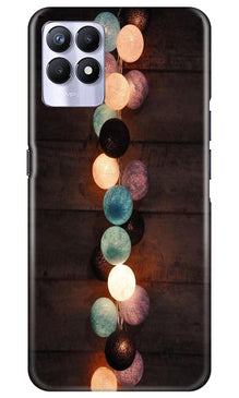 Party Lights Mobile Back Case for Realme 8i (Design - 209)