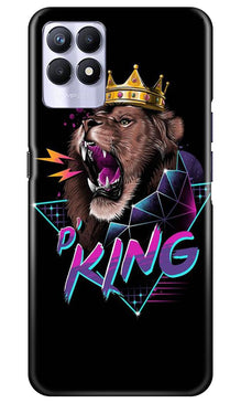 Lion King Mobile Back Case for Realme 8i (Design - 219)