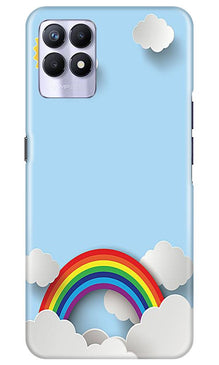 Rainbow Mobile Back Case for Realme 8i (Design - 225)