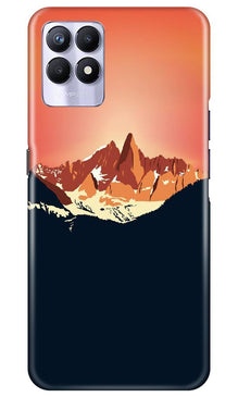 Mountains Mobile Back Case for Realme 8i (Design - 227)