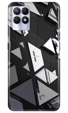 Modern Art Mobile Back Case for Realme 8i (Design - 230)