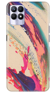 Modern Art Mobile Back Case for Realme 8i (Design - 234)