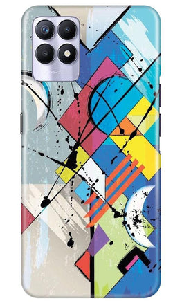Modern Art Case for Realme 8i (Design No. 235)