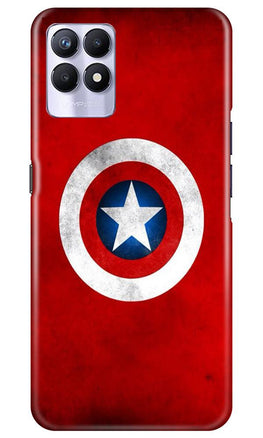 Captain America Case for Realme 8i (Design No. 249)