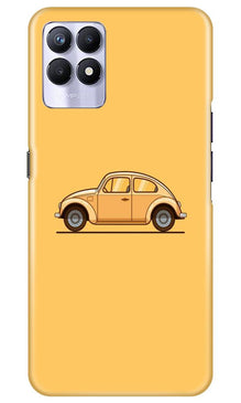 Vintage Car Mobile Back Case for Realme 8i (Design - 262)