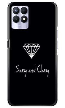 Sassy and Classy Mobile Back Case for Realme 8i (Design - 264)