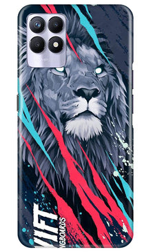 Lion Mobile Back Case for Realme 8i (Design - 278)
