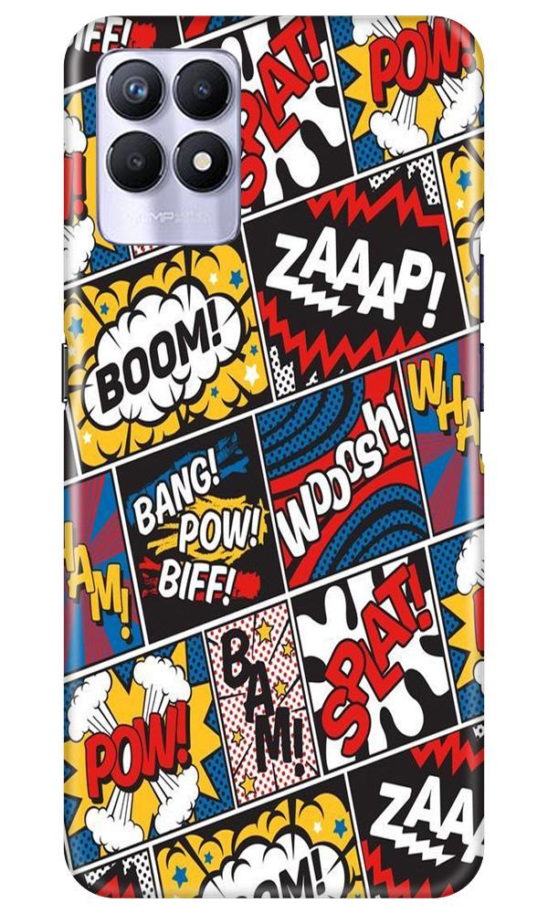 Boom Mobile Back Case for Realme 8i (Design - 302)
