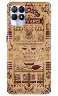 Hogwarts Mobile Back Case for Realme 8i (Design - 304)