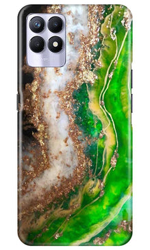 Marble Texture Mobile Back Case for Realme 8i (Design - 307)