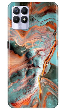 Marble Texture Mobile Back Case for Realme 8i (Design - 309)