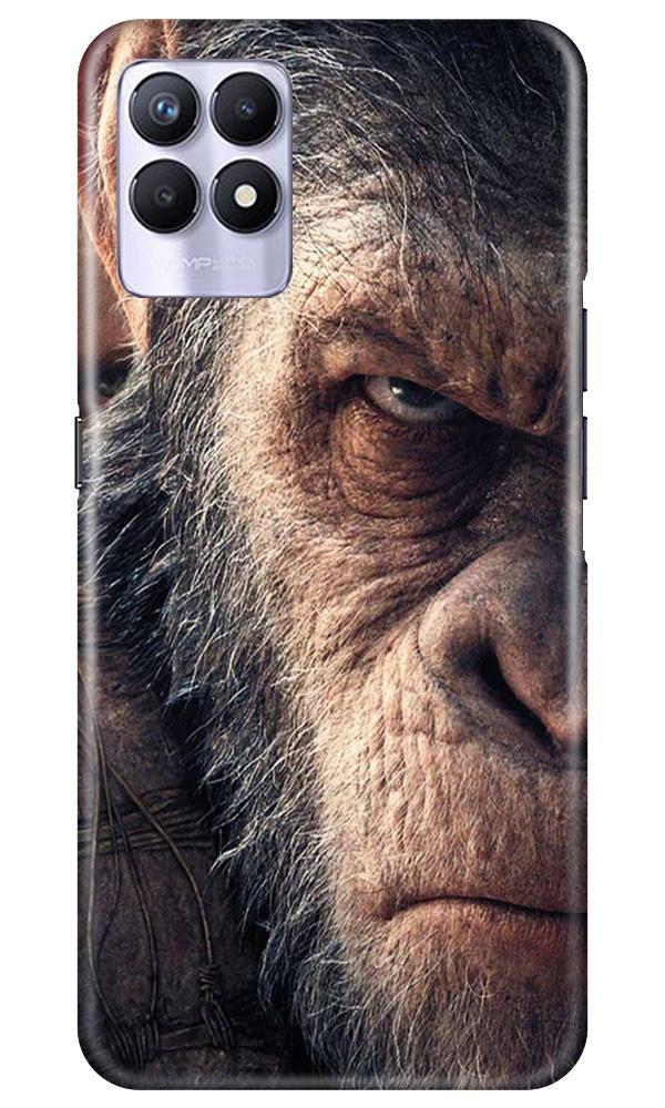 Angry Ape Mobile Back Case for Realme 8i (Design - 316)