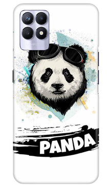 Panda Mobile Back Case for Realme 8i (Design - 319)