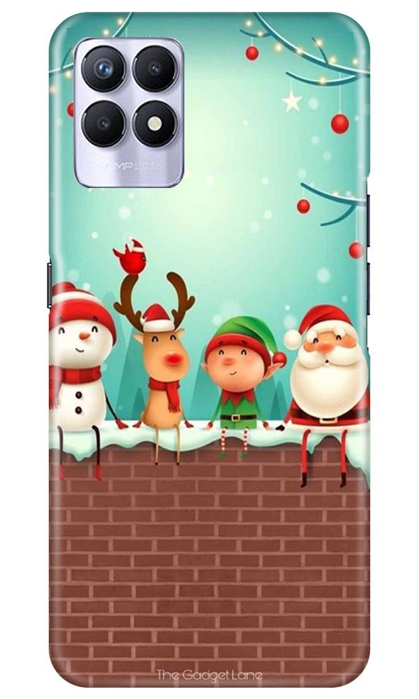 Santa Claus Mobile Back Case for Realme 8i (Design - 334)