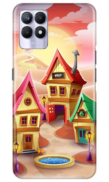 Sweet Home Mobile Back Case for Realme 8i (Design - 338)