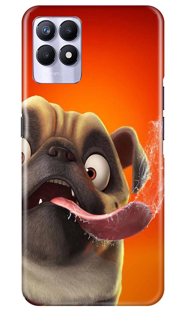 Dog Mobile Back Case for Realme 8i (Design - 343)