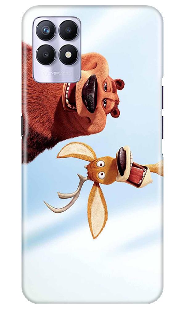 Polar Beer Mobile Back Case for Realme 8i (Design - 344)