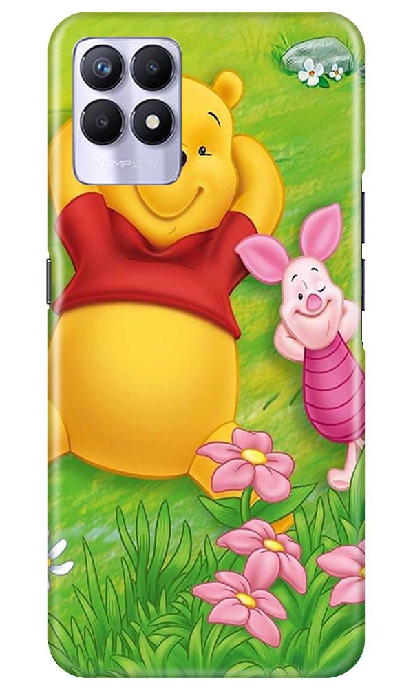 Winnie The Pooh Mobile Back Case for Realme 8i (Design - 348)